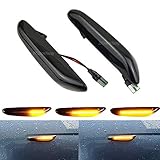 intermitentes laterales led bmw e60 Enchufe T10, conéctelo a los casquillos de las bombillas de las luces laterales antiguas.