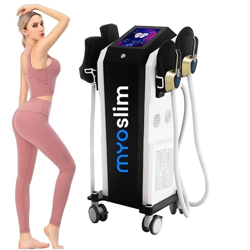 Image of MYOSLIM 6500W PRO EMS Body Sculpting Machine High Intensity Electromagnetic Stimulation Muscle Toning Body Slimming Device 4 Handles Touch Screen Body Contouring Non Invasive Professional System