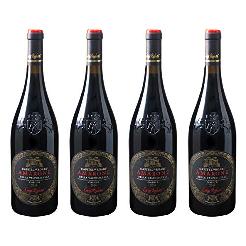 [4{܂Ƃߔ] A}[l fb @|`Fb NbVR Jse f A (Amarone della Valpolicella Classico Capitel defRoari) 2019N CW QbeB C^A Flg 
