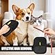 2 Stück Pet Hair Remover Glove Set, Mit Großem Handschuh und Hölzern Katzenkamm, Katzen Handschuhe Fellpflege, Wiederverwendbare Antistatische Handschuhe Doppelseitige, Geeignet für Alle Längen