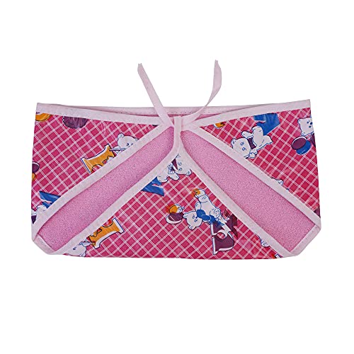 Image of New Born Baby Outside Plastic Inside Cotton Nappy Washable and Reusable PVC Printed Nappies /U Shaped /Nappy Tying Langot For Baby Boys and Baby Girls-Pack of 6 (Medium) (Multicolor)