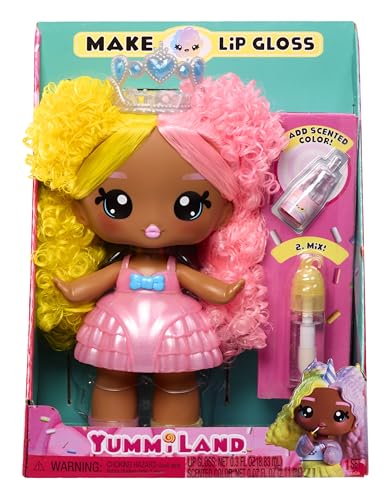 Muñeca grande Yummiland Nia Candy Fluff con brillo labial miniatura 6