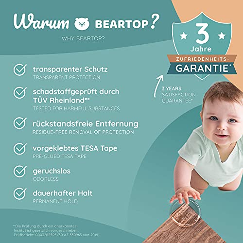 Protection coin de table pour bébé BEARTOP pour sécuriser le salon et la maison - 4