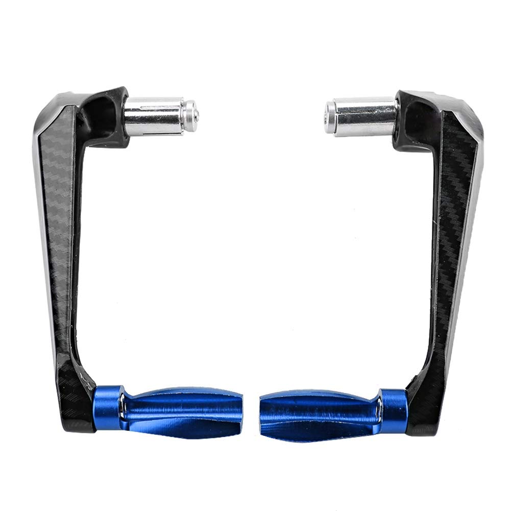 Protezioni della Leva della Frizione del Freno del Motociclo, 7/8in Lega di Alluminio Universale Protezione del Freno del Manubrio del Motociclo per Scooter per Motociclette Mountain Bike (Blu)