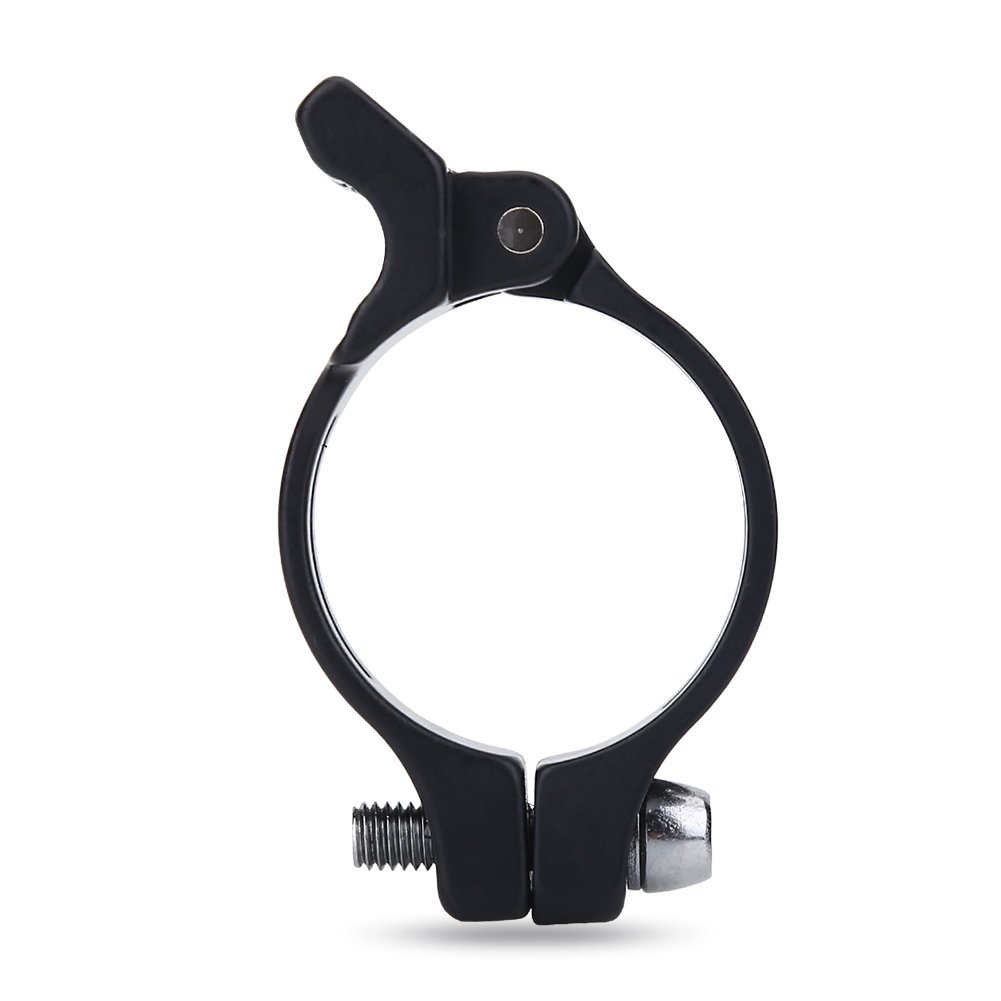 Pinza Deragliatore Anteriore per Bici da Strada, Adattatore Clip 31.8mm Nero