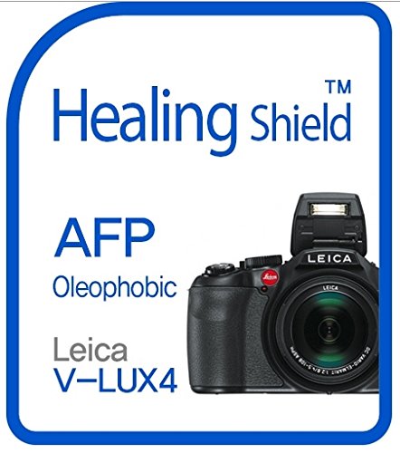 Healingshield XLV[tیtB Oleophobic AFP Clear Film for Leica Camera V-LUX4 [2pcs]