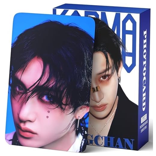 Stray Kids KARMA Photocards 127PCS KARMA Album Photo Card Set Stray Kids The 4th Album Merch 55 PCS Photocard and 72 PCS Stickers Gift for STAY Straykids 2025 Gift Set (BANGCHAN)