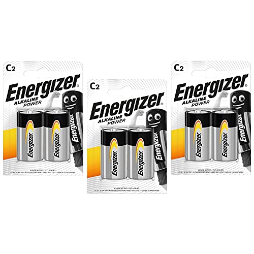 ENERGIZER Lot de 3 Blisters de 2 Piles Alcaline Power LR14 C