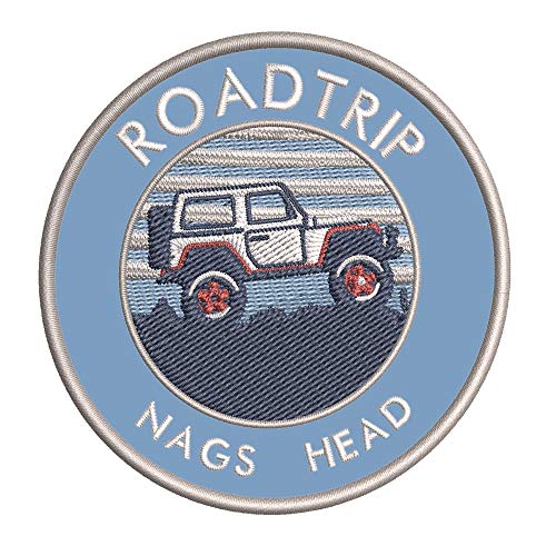 Roadtrip! Nags Head North Carolina Embroidered DIY Iron or Sew-on