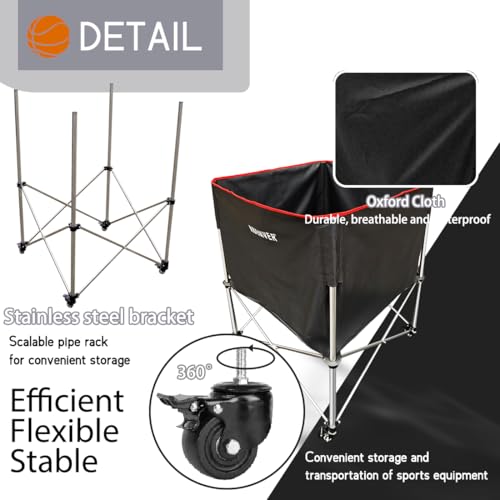 Large-Capacity-Ball-Storage-Rolling-Volleyball-Cart-Collapsible-Ball-Cart-with-Wheels-Outdoor-Ball-Storage-Sports-Equipment-Organizer-for-Volleyball-Basketball-Tennis