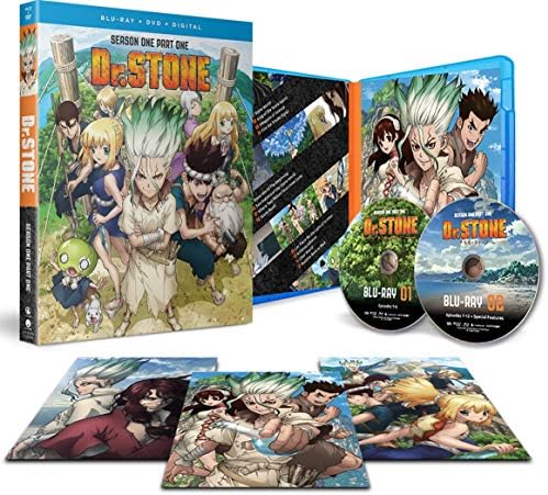 Dr.STONE Blu-ray/DVD アマゾン 全巻 購入 特典 描き下ろし A3