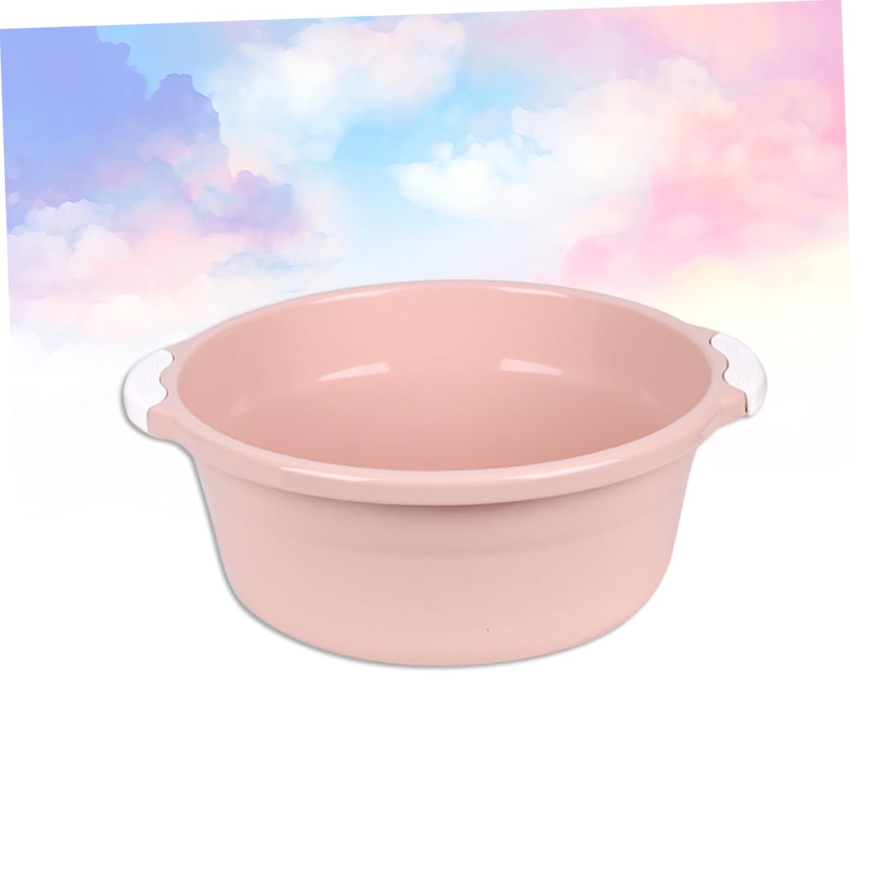 2 Pezzi Vaschetta i Piedi in Plastica Rosa Multifunzionale e Salubre per Bagno e Cucina Materiale Pp Resistente e Leggero