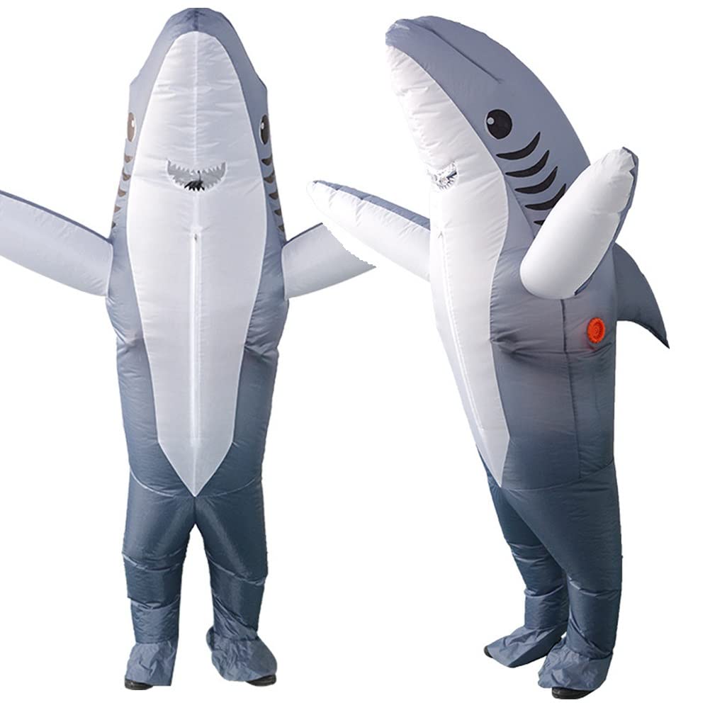 Amazon.co.jp: [Aufeeky] サメ 着ぐるみ 大人用 サメ コスプレ 変装