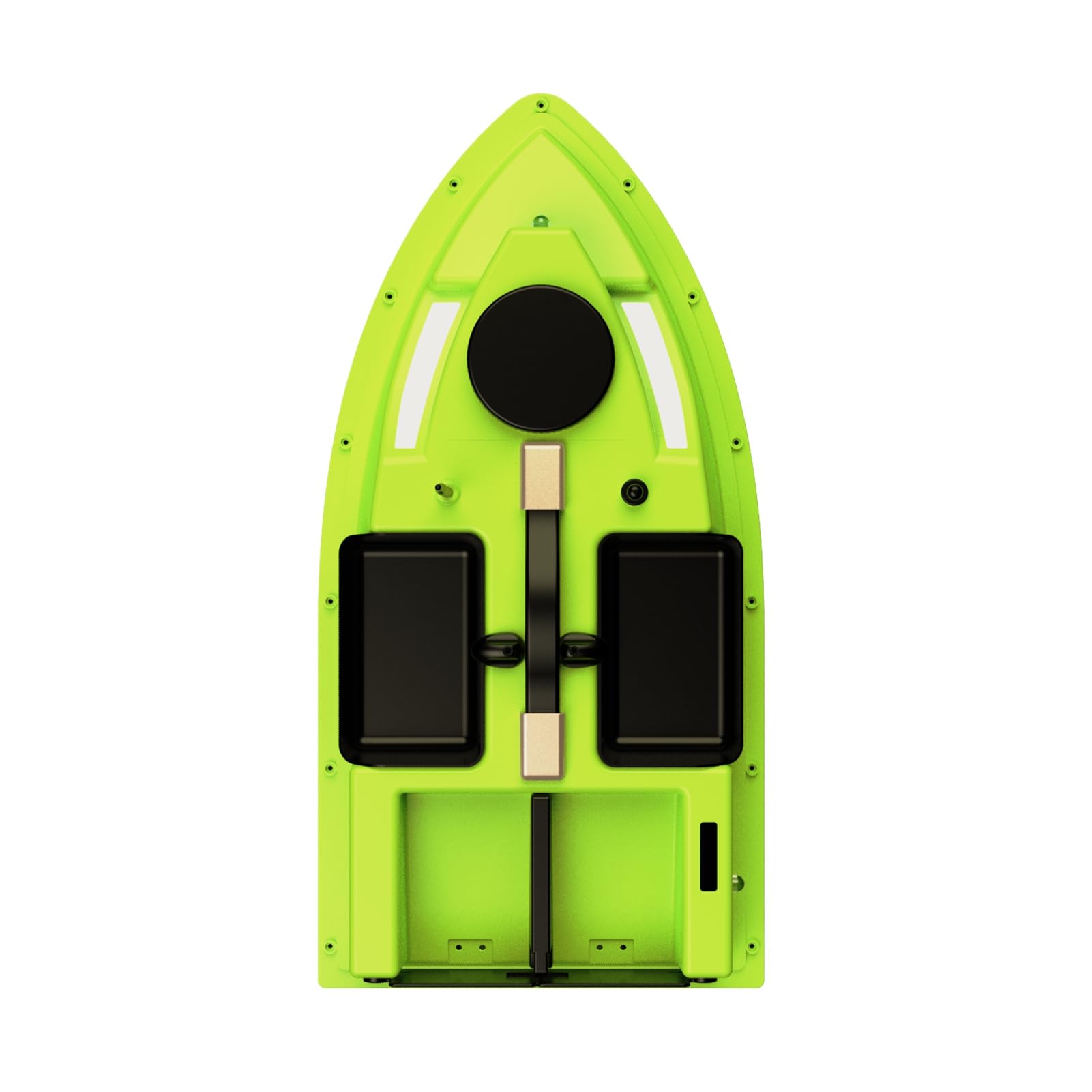 Kavolet Barco de Cebo de Pesca con Control Remoto, Carga 2KG, 500M, con Puntos Piloto GPS para una Experiencia Pesca Suave, Color Negro (12000mAh)