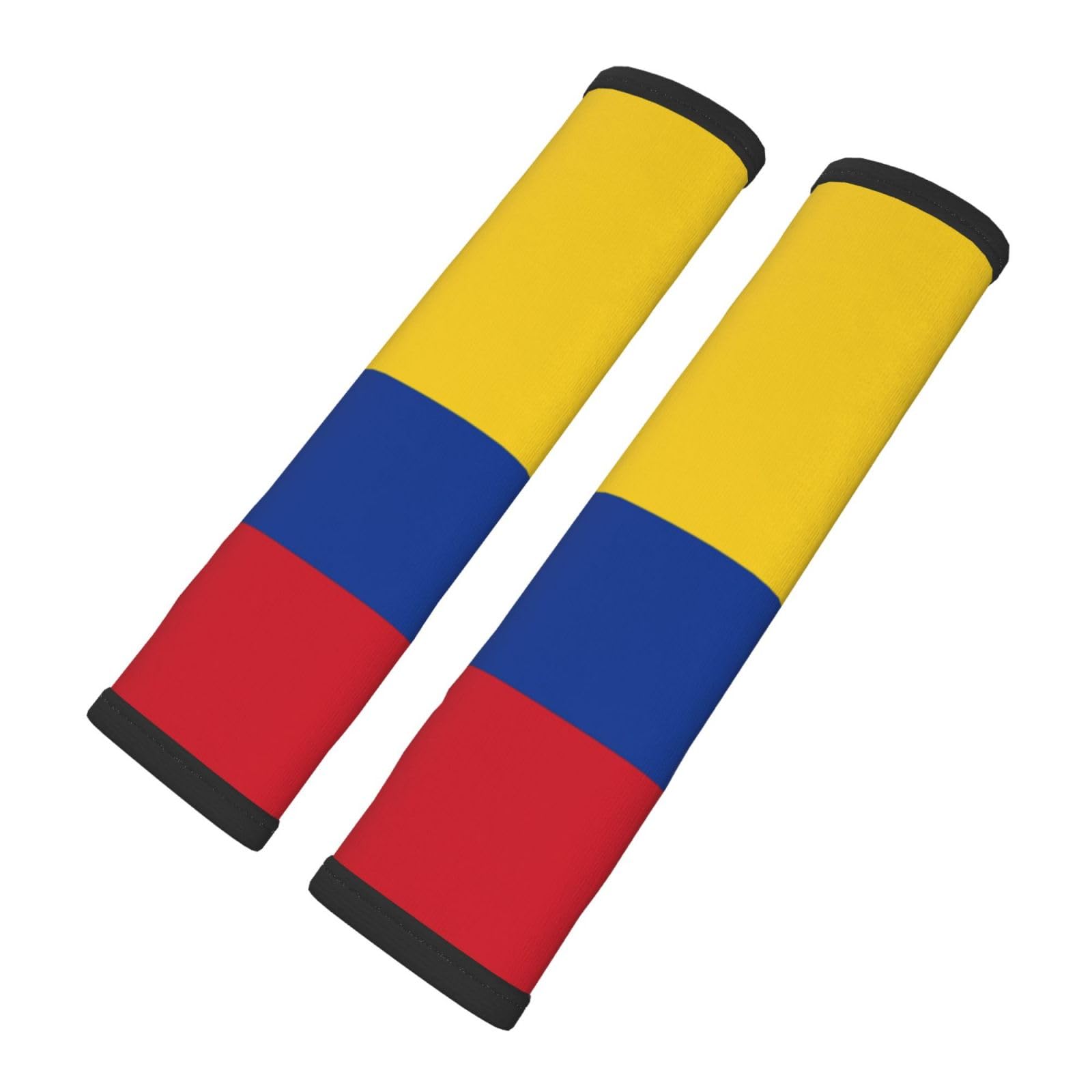 BDVBDJ Flag of Colombia Car Seat Belt Cover Pad for for A More Comfortable Driving Car Interior Accessories Seat Belt Cover Pad 2 PCS Shoulder Strap