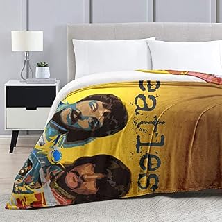 YLFC Jeté lit The Beatles Print Throw Blanket Fuzzy Blanket John Winston Lennon Throw Couverture Flanelle Soft Flanelle Soft Fleece Blanket Bed Throw 120x150cm - Les Beatles, Paul McCartney, John Lennon, RIngo Starr, George Harrison YLFC Jeté lit The Beatles Print Throw Blanket Fuzzy Blanket John Winston Lennon Throw Couverture Flanelle Soft Flanelle Soft Fleece Blanket Bed Throw 120x150cm – Image 3