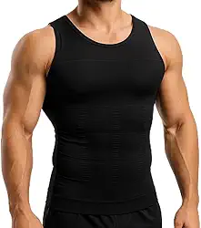 Cinta Masculina Modeladora Regata Slim com Compressão e Suporte Abdominal XL