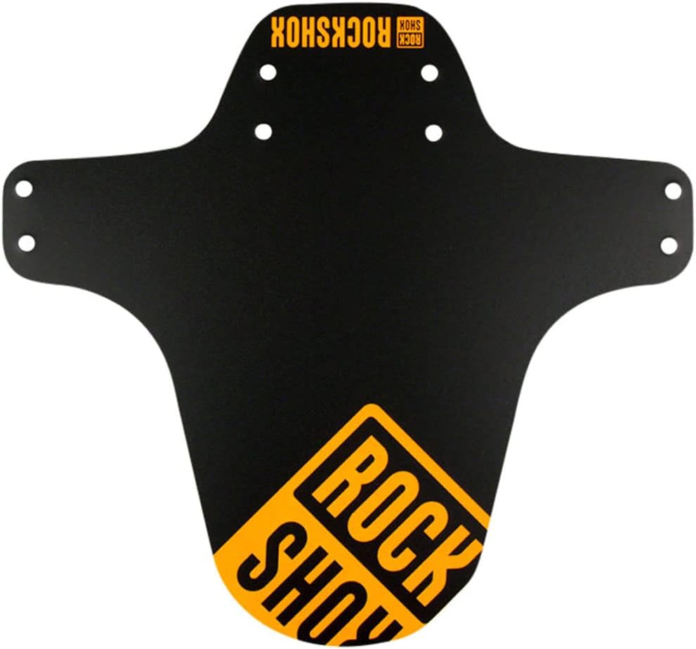 RockShox MTB Fork Fender Black with Neon Orange Print