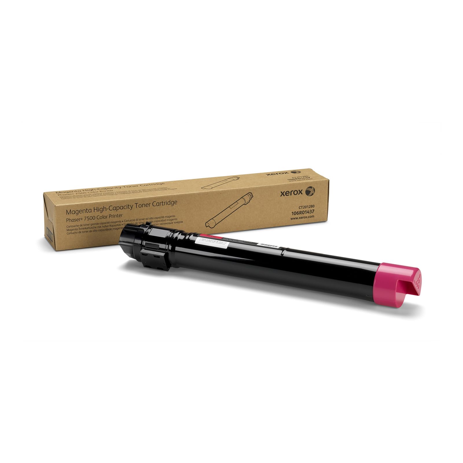 Xerox 106R01437 Toner Magenta, 17.8K Pages @ 5% Coverage Pink 095205751901