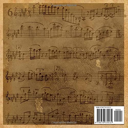 vintage sheet music scrapbook paper old looking 14 pattern design for scrapbooking & card making & i