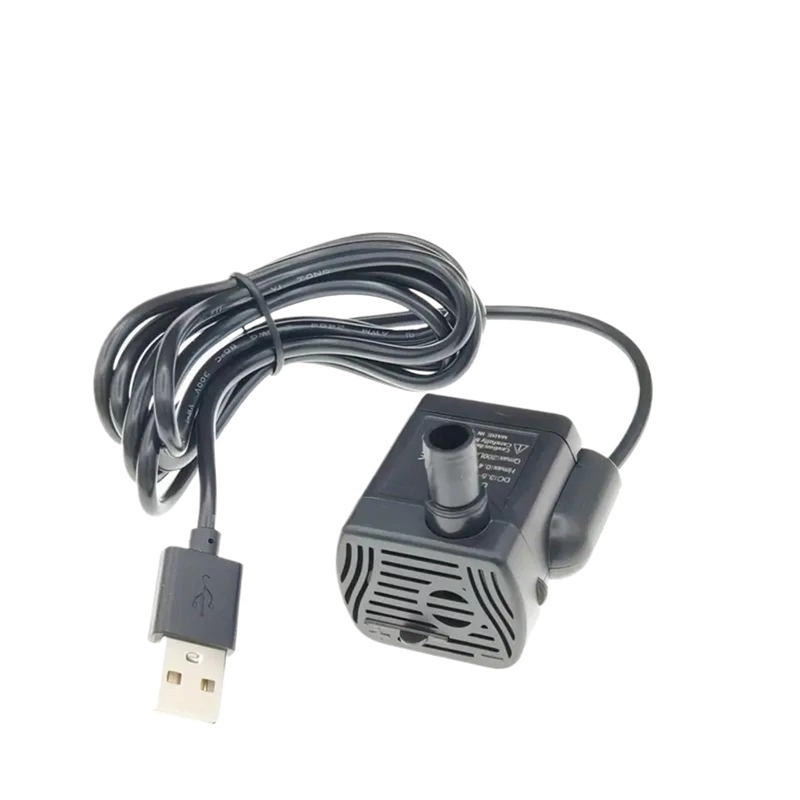 Vpfgum Usb Water Pump Silent Usb Powered Fountain Water Pump - Submersible, 3W Dc, 200L/H Flow, Abs Shell