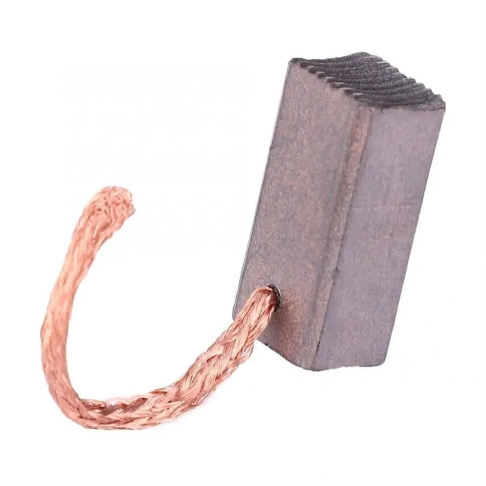 100 Pezzi di spazzole di Carbone for Motori in Grafite e Rame, spazzole for Motori CC for Veicoli elettrici, Kit di Sostituzione 8x10x20 mm