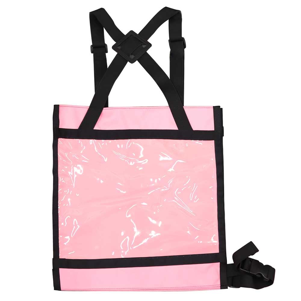 Grewal Equestrian Colored Competition/Eventing Number Holder Pinny Bib (Pink)