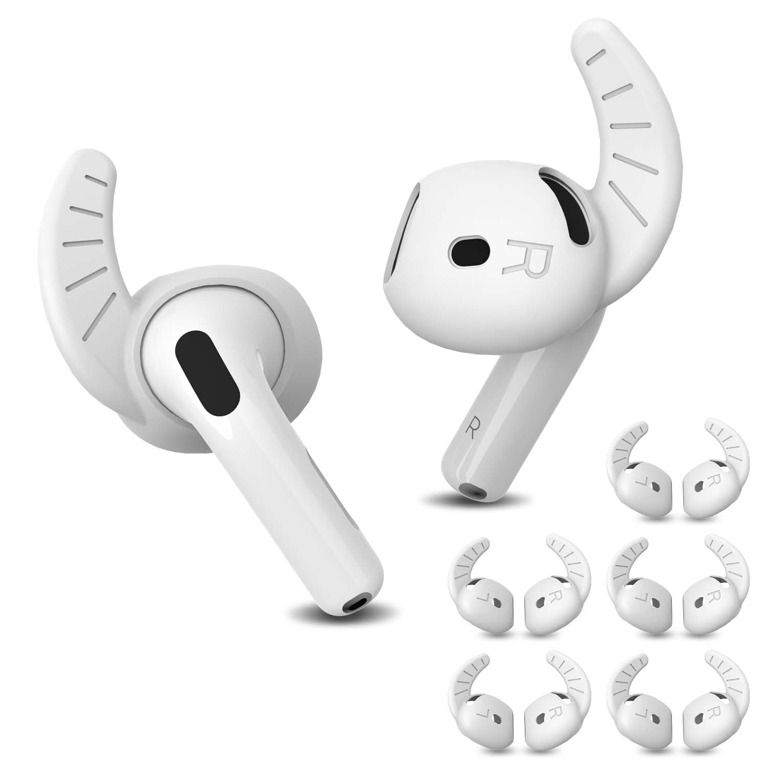 Amazon.com: 5 Pairs for AirPods 4 Ear Hooks Cover, Sport Anti Slip
