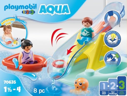Playmobil 70635 Ilôt Toboggan Aquatique - vue 4