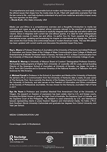 Media Law and Ethics (Routledge Communication)