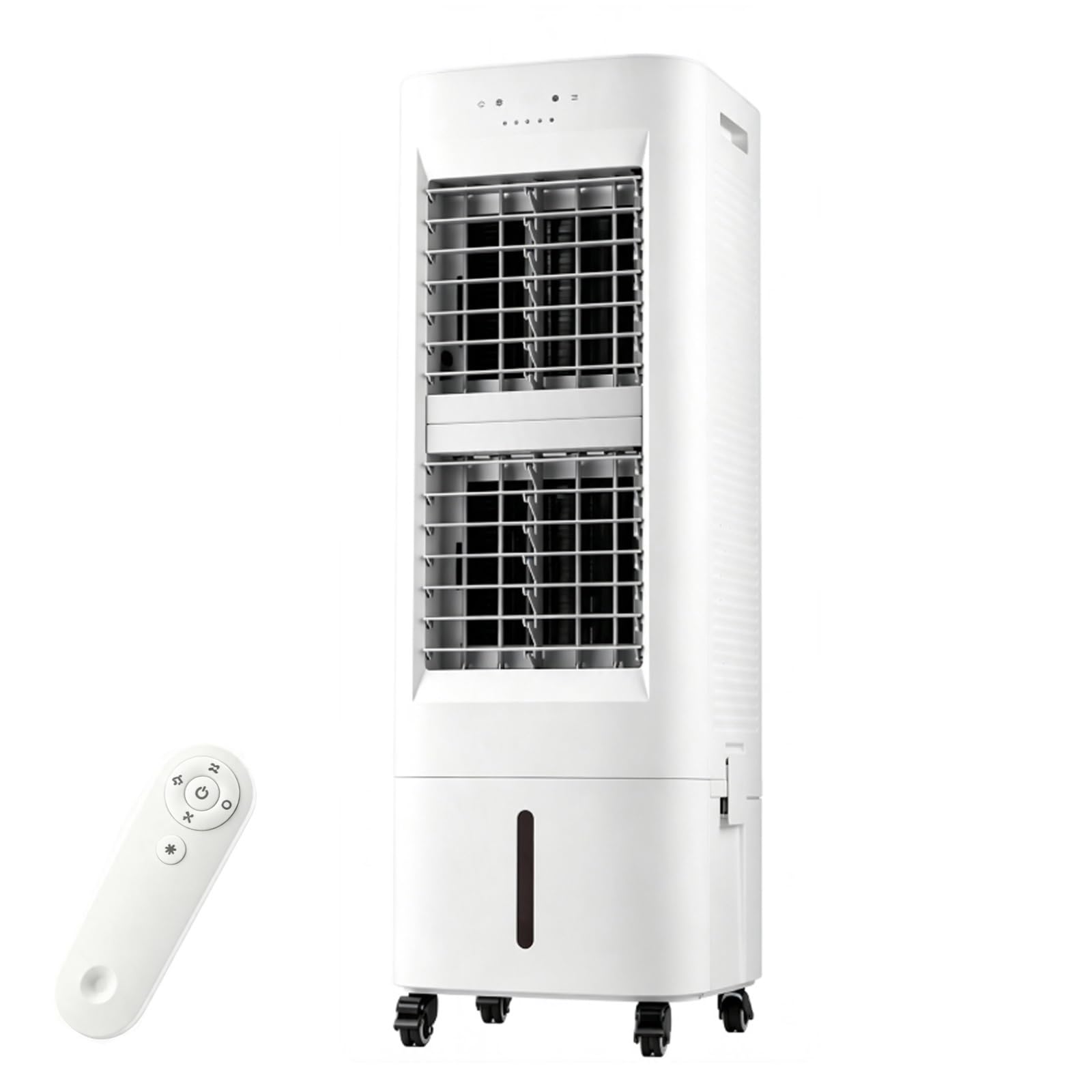 Wtjdccy One Color Portable Swamp Cooler With Remote, 4 Speed, 12H Timer, Evaporative Air Cooler