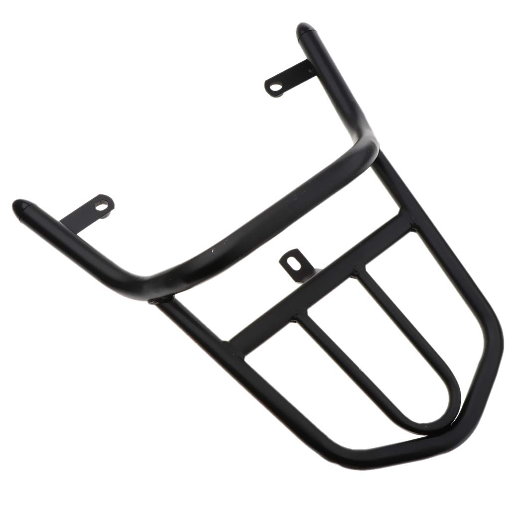 gazechimp Support De Support De Support De Porte-Bagage Arrière pour Scooter Yamaha, Argent/Noir - Noir