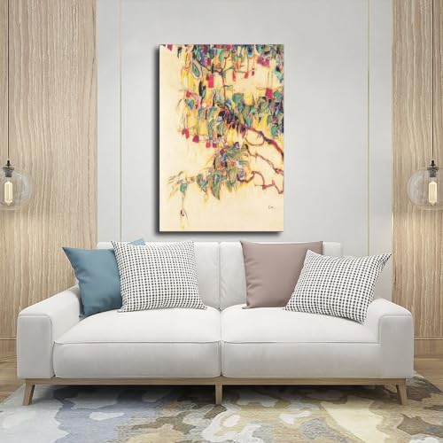 Toile Egon Schiele Sonnenbaum pour habiller un mur blanc de salon - 5
