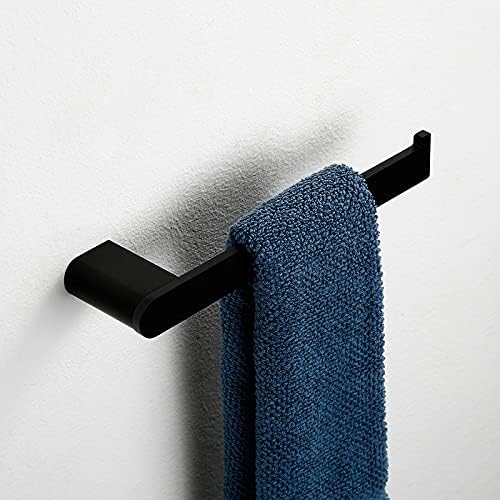 Towel Holder,Towel Ring,Towel Ring Stainless Steel Matte Black for Bathroom,Modern Simplicity,Punch-Free Installation