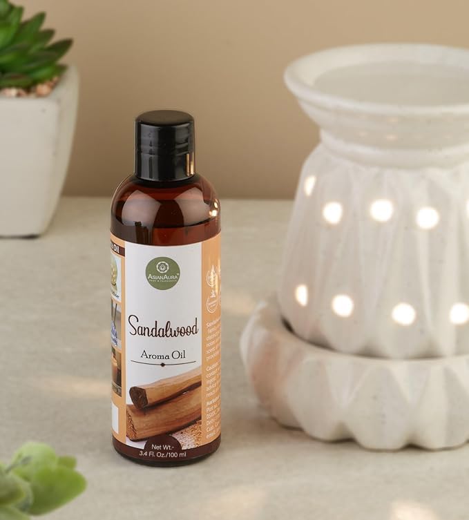 Diffuser Oil for Home Fragrance, Reed Diffuser Refill Fragrance Oil, Aroma Buner/Candle, Electric Diffuser Aroma Oil- Sandalwood Aroma Oil 100ml