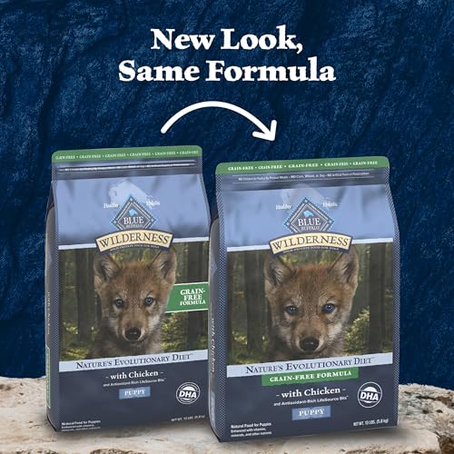 Blue Buffalo Wilderness Chicken Puppy Dry Dog Food, Grain-Free, 24 lb - image 3