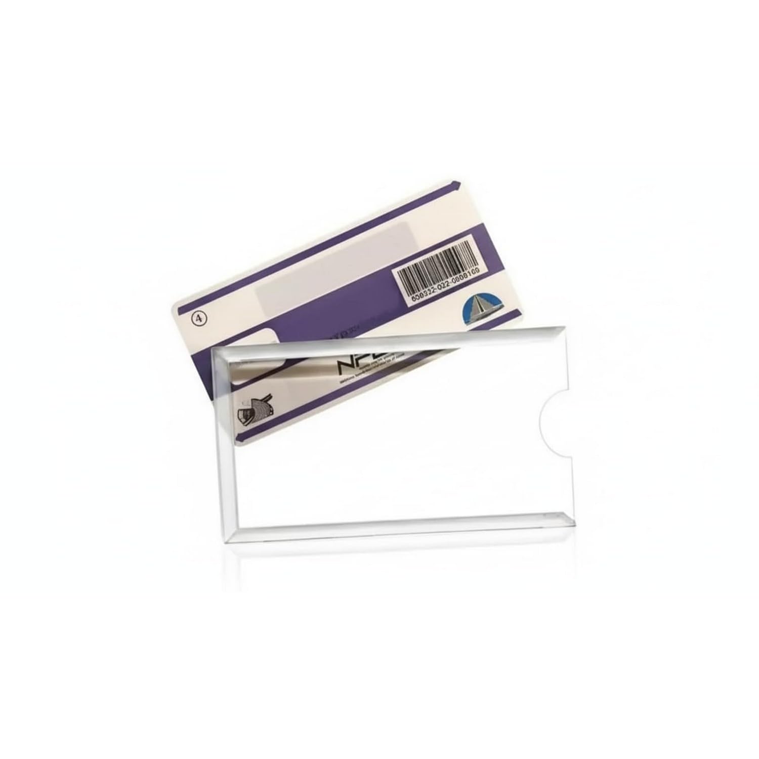 Transparent Toll Card Holder for Car Windshield | RFID Card Case with Easy Slide Design | Waterproof Dustproof Vehicle Sticker Card Protector (Clear)-image-20