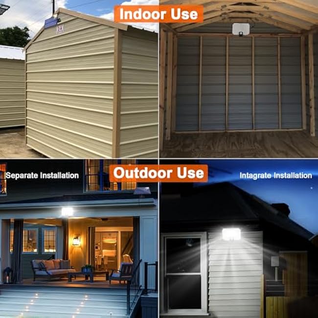 Motion Detector Lights Solar shed Light Security Lights
