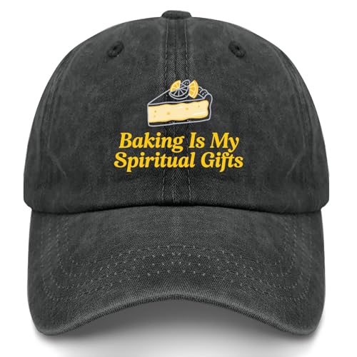 Baking is My Spiritual Gifts Lover Baker Hats for Mens Low Washed