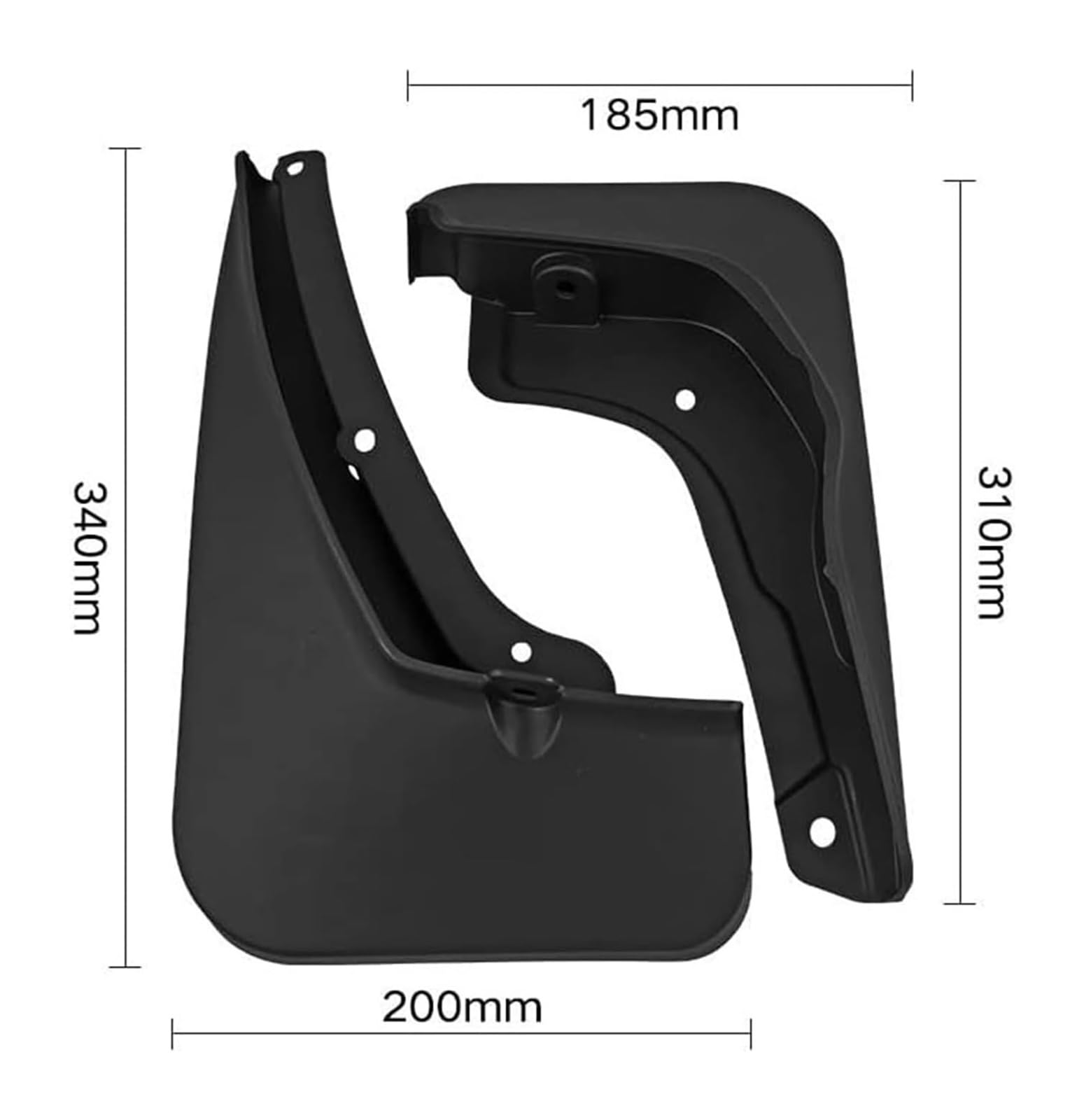 Pour MG4 Pour Véhicules Électriques Garde-boue Durables Pour Voiture Avant Et Arrière Protection anti-éclaboussures