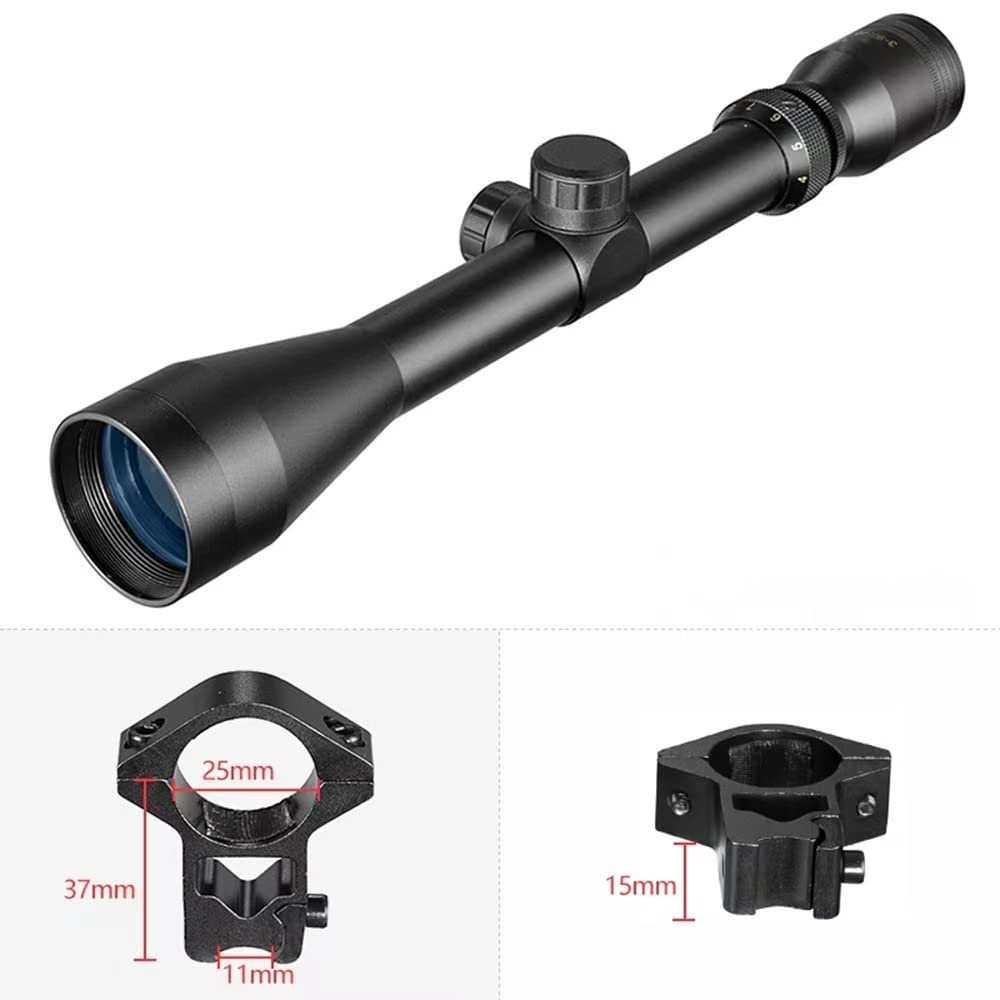 3-9x40 Ransfinder Cross Boot Cross Halor Tactical Scope Lunette de visée (Couleur : 11 mm)