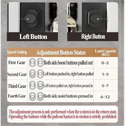 Double-Layer Pull-Out Shelving Unit, Kitchen Storage Solution with Lift-Up Basket, 25.98in Spice Rack Organizer for Home Cabinet and Bar, Space-Saving Design