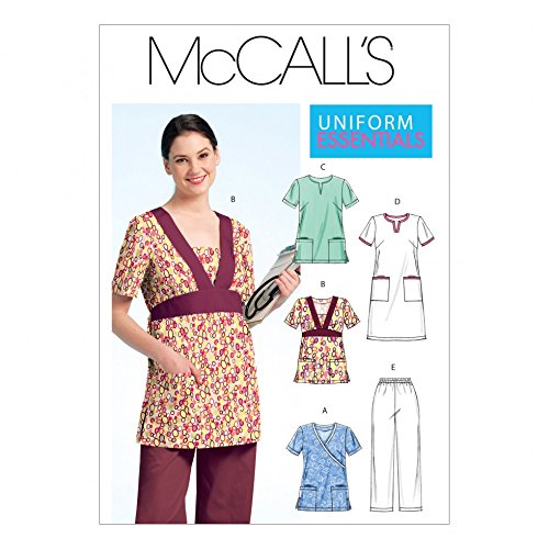 McCalls Sewing Pattern 5895 Ladies Plus Size Uniforms Sizes: 18W-20W-22W-24W
