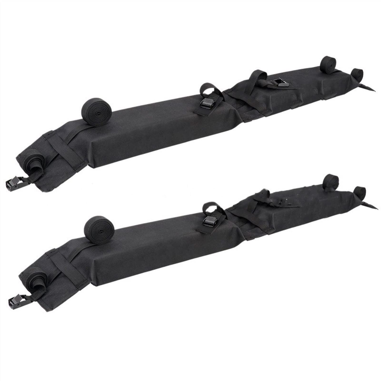 Barras Transversales Soporte Transporte Equipaje El Techo del Coche Tabla Surf Kayak Tabla Paddle Soportes Snowboard Carga 60kg Soporte Suave para Techo Coche Baca Portaequipajes