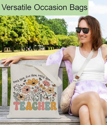 Image of Aesthetic Tote Bag for Women Girls, Stylish Tote Bag for Friends Besties Coworker