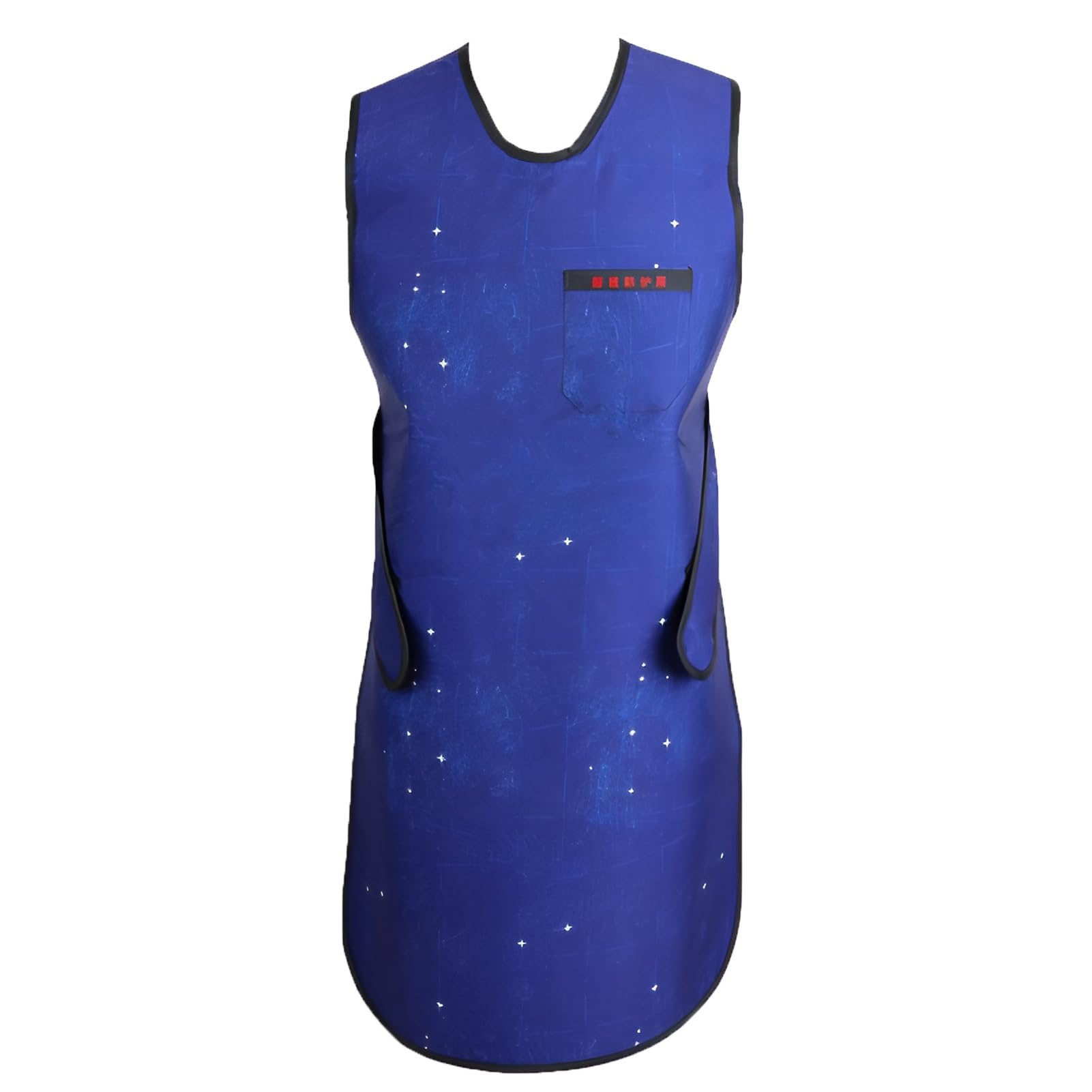 Fartuch ołowiowy Fartuch Ołów Dla Dorosłych Do Chirurgii Szpitalnej CT, Wytrzymały Fartuch Ochronny I Szlafrok Ołowiowy, Regulowany(Navy Blue/0.35mmPb,M)