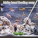 Fukaisu 2pcs 50ml Aquarium Coral Fish Feeder, 65.5cm/27.79in Extra Long Turkey Baster with L-Shaped Extension Siphon Dropper & Fish Tank Water Changer Feeding Pipe Aquarium Cleaning Tools Accessories