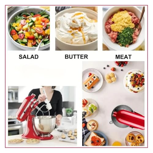 Accesorio para batidor plano de acero inoxidable duradero KitchenAid 6
