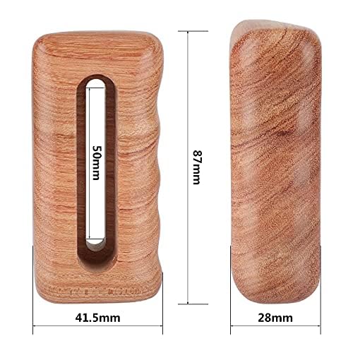 Image of CAMVATE Wooden Hand Grip with 1 /4 inch-20 Mounting Groove for DSLR Camera Cage Kit(Right Hand) - 2829