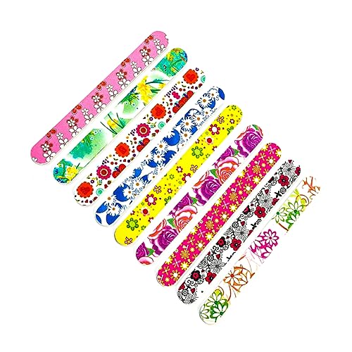 OSOLADY 30個 プリント爪やすり プロのマニキュア ツール ネイルジェルポリッシュ ネイルスタンピングポリッシュ ネイルラッカー ネイルサンディングブロック ネイルバッファファイル